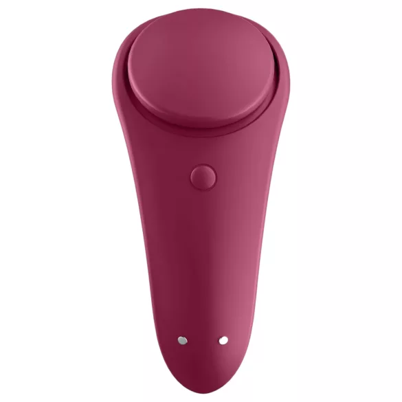 Satisfyer Sexy Secret – App-vezérelt bugyi vibrátor (piros)