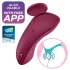 Satisfyer Sexy Secret – App-vezérelt bugyi vibrátor (piros)