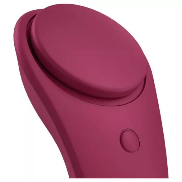Satisfyer Sexy Secret – App-vezérelt bugyi vibrátor (piros)