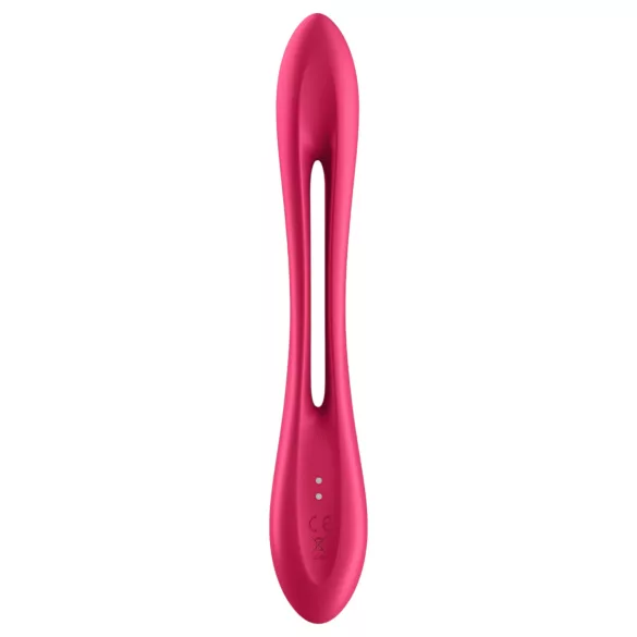 Satisfyer Elastic Joy - akkus, flexibilis párvibrátor (piros)