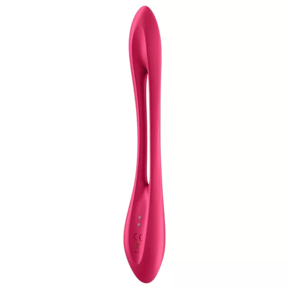 Satisfyer Elastic Joy - akkus, flexibilis párvibrátor (piros)