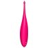 Satisfyer Twirling Fun - akkus, vízálló csikló vibrátor (pink)