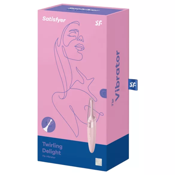Satisfyer Twirling Delight - vízálló csikló vibrátor (pink)