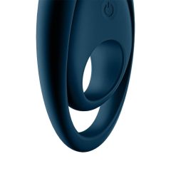   Satisfyer Glorious Duo - akkus, vízálló, vibrációs péniszgyűrű (kék)