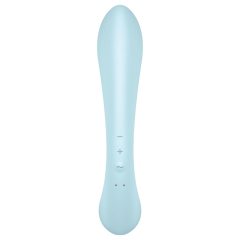 Satisfyer Triple Oh - akkus, csiklókaros vibrátor (kék)