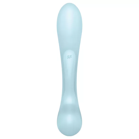 Satisfyer Triple Oh - akkus, csiklókaros vibrátor (kék)