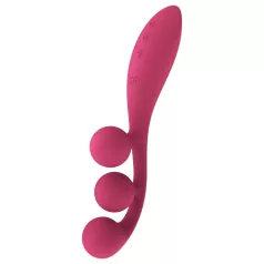   Satisfyer Tri Ball 1 - akkus, multifunkciós vibrátor (piros)