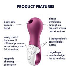   Satisfyer Lucky Libra - akkus, vízálló csiklóizgató vibrátor (lila)
