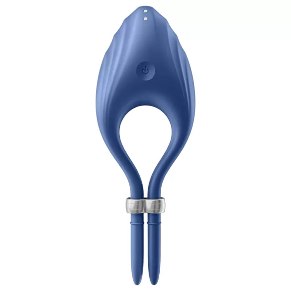 Satisfyer Duelist - akkus vibrációs péniszgyűrű (kék)