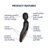 Satisfyer Wand-erland - masszírozó vibrátor (fekete)