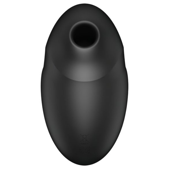Satisfyer Vulva Lover 3 - léghullámos csiklóizgató (fekete)