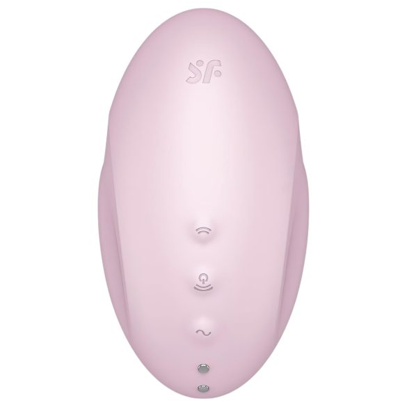 Satisfyer Vulva Lover 3 - akkus, léghullámos csiklóizgató (pink)