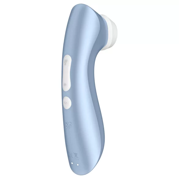 Satisfyer Pro 2+ léghullámos csiklóizgató (kék)