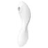 Satisfyer Curvy Trinity 5+ - App-vezérelt 2in1 vibrátor (fehér)