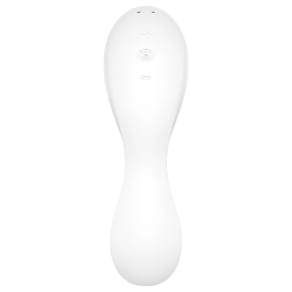 Satisfyer Curvy Trinity 5+ - App-vezérelt 2in1 vibrátor (fehér)