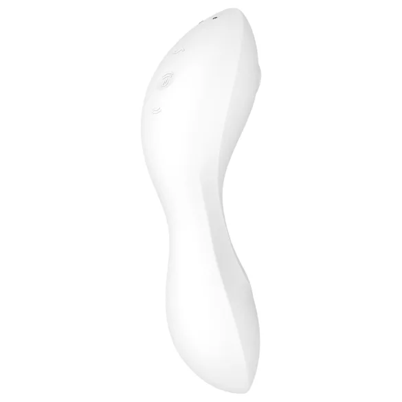 Satisfyer Curvy Trinity 5+ - App-vezérelt 2in1 vibrátor (fehér)
