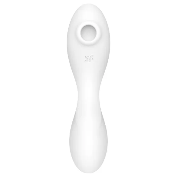 Satisfyer Curvy Trinity 5+ - App-vezérelt 2in1 vibrátor (fehér)