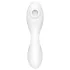 Satisfyer Curvy Trinity 5+ - App-vezérelt 2in1 vibrátor (fehér)