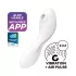 Satisfyer Curvy Trinity 5+ - App-vezérelt 2in1 vibrátor (fehér)