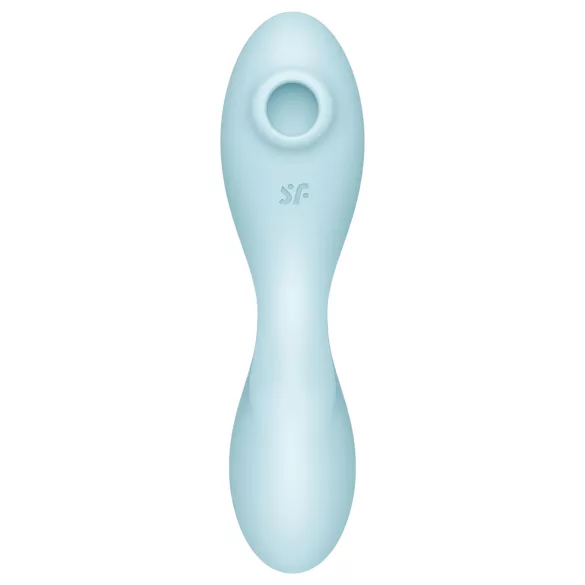 Satisfyer Curvy Trinity 5+ - okos 2in1 vibrátor (kék)