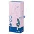 Satisfyer Hug Me – App-vezérelt csiklókaros vibrátor (kék)