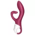 Satisfyer Embrace Me - akkus, csiklókaros vibrátor (piros)