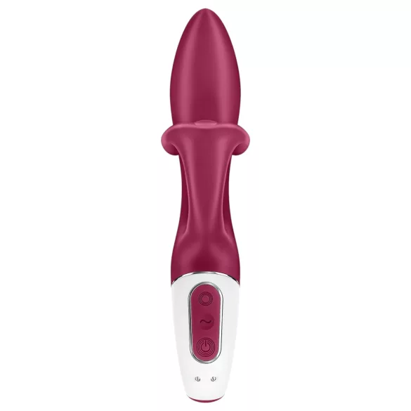 Satisfyer Embrace Me - akkus, csiklókaros vibrátor (piros)
