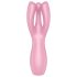 Satisfyer Threesome 3 - akkus csikló vibrátor (pink)