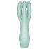 Satisfyer Threesome 3 - akkus csikló vibrátor (menta)