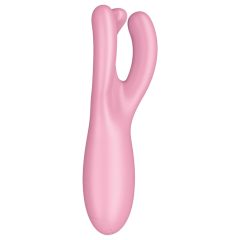 Satisfyer Threesome 4 - okos, akkus csiklóvibrátor (pink)