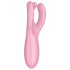 Satisfyer Threesome 4 - okos csikló vibrátor (pink)