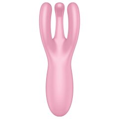 Satisfyer Threesome 4 - okos csiklóvibrátor (pink)