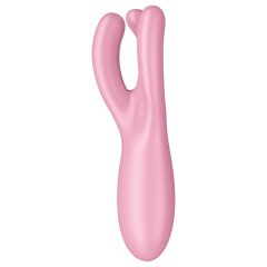 Satisfyer Threesome 4 - okos, akkus csiklóvibrátor (pink)