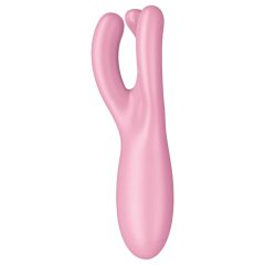 Satisfyer Threesome 4 - okos csiklóvibrátor (pink)