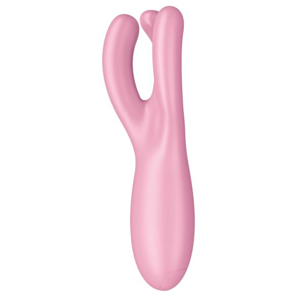 Satisfyer Threesome 4 - okos csikló vibrátor (pink)
