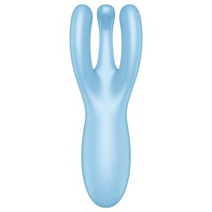 Satisfyer Threesome 4 - okos, akkus csiklóvibrátor (kék)