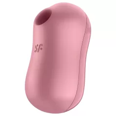   Satisfyer Cotton Candy - léghullámos csikló vibrátor (korall)