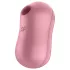 Satisfyer Cotton Candy - léghullámos csikló vibrátor (korall)