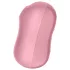 Satisfyer Cotton Candy - léghullámos csikló vibrátor (korall)