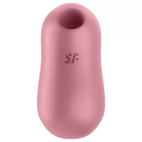 Satisfyer Cotton Candy - léghullámos csikló vibrátor (korall)