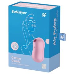   Satisfyer Cotton Candy - akkus, léghullámos csiklóvibrátor (lila)