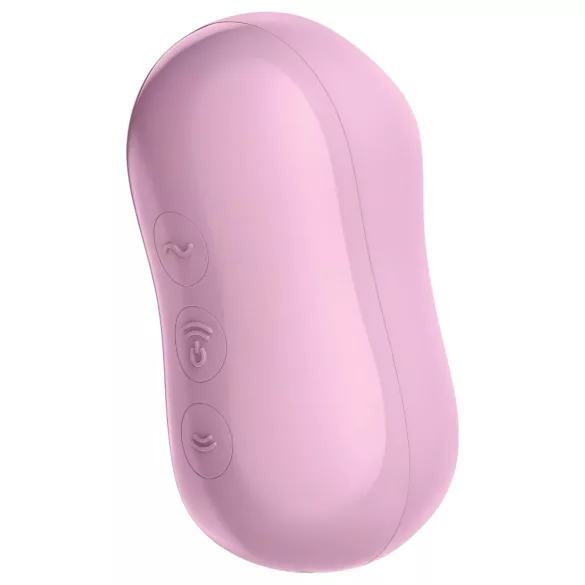 Satisfyer Cotton Candy - akkus léghullámos csikló vibrátor (lila)
