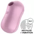Satisfyer Cotton Candy - akkus léghullámos csikló vibrátor (lila)