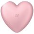 Satisfyer Cutie Heart - akkus léghullámos csikló vibrátor (pink)