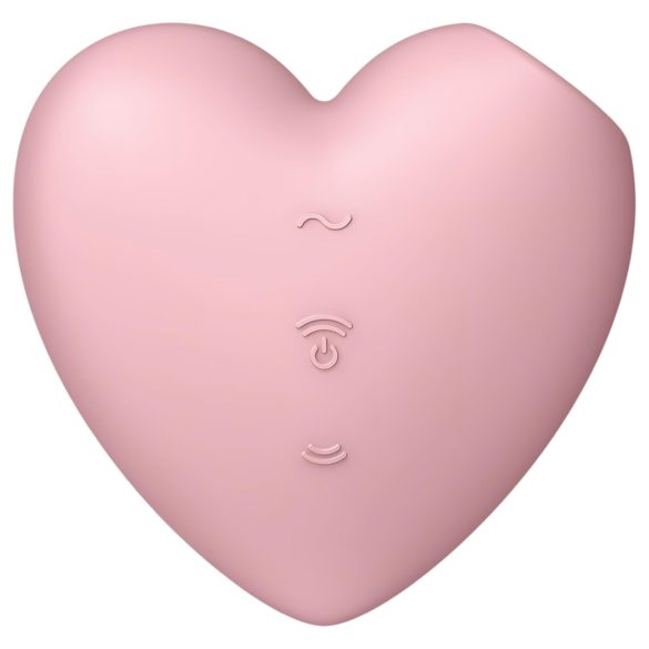 Satisfyer Cutie Heart - akkus léghullámos csikló vibrátor (pink)