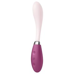   Satisfyer G-Spot Flex 3 - akkus G-pont vibrátor (pink-vörös)