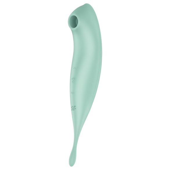 Satisfyer Twirling Pro - okos 2in1 csikló vibrátor (menta)