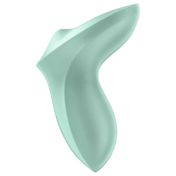 Satisfyer Exciterrr - forgó gyöngyös csikló vibrátor (zöld)