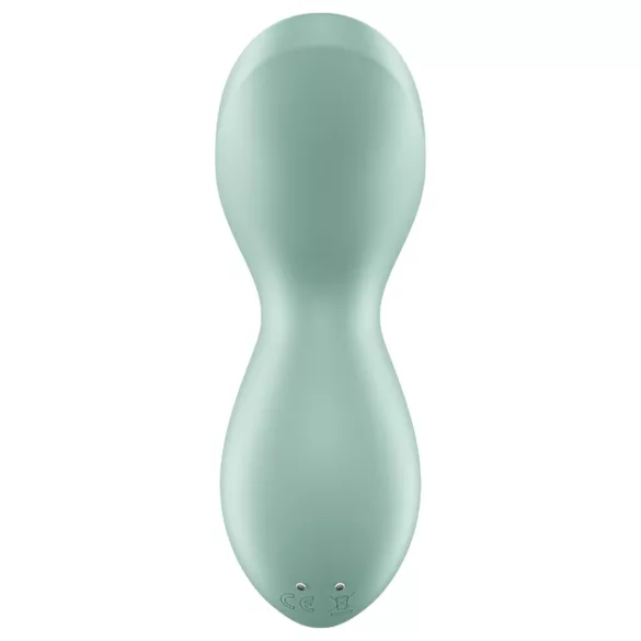 Satisfyer Exciterrr - forgó gyöngyös csikló vibrátor (zöld)