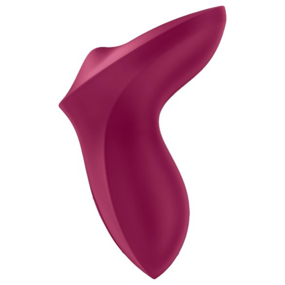 Satisfyer Exciterrr - forgó gyöngyös csikló vibrátor (piros)